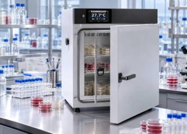 Microbiology Lab Incubator at 27.7°C