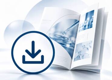 Modern Brochure Download in Blue and White